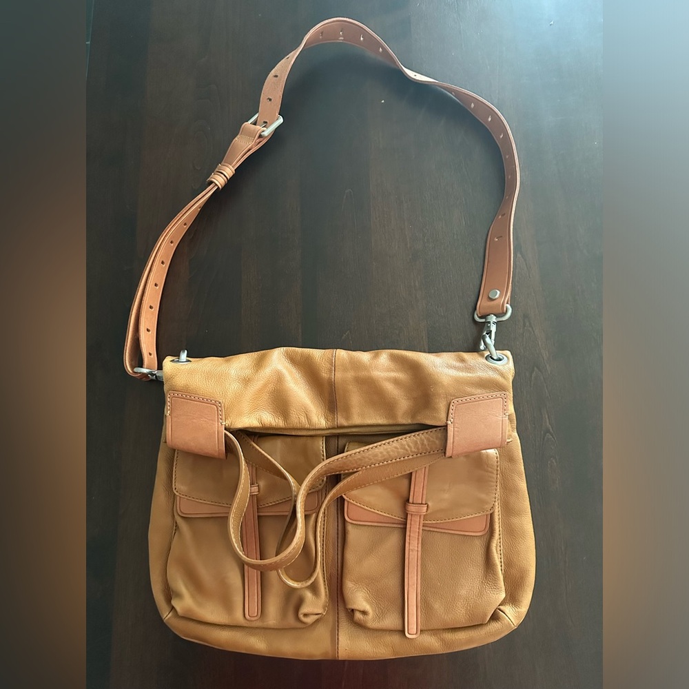 Christopher Kon Tan Leather foldover Crossbody
Satchel/Tote bag. NWOT. - Picture 10 of 14